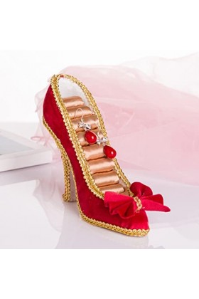 eexuujkl Chaussures à talons hauts porte-bijoux support à la mode collier support polyvalent stockage femmes chambre décorati