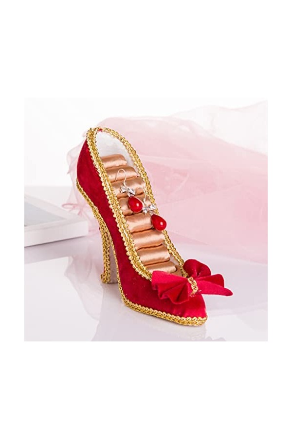 eexuujkl Chaussures à talons hauts porte-bijoux support à la mode collier support polyvalent stockage femmes chambre décorati