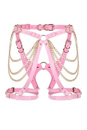 JanJean Femme String En Similicuir Ceinture Harnais Sexy String Chaîne De Taille Sexy Sous Vêtement Harnais De Corps Accessoi