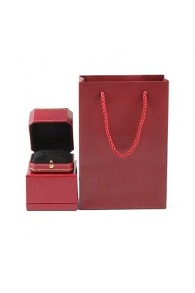 YIUPEDRFG Boîte à bijoux en papier Portable décoratif carré remplacement anneau collier Bracelet emballage cadeau étui avec s