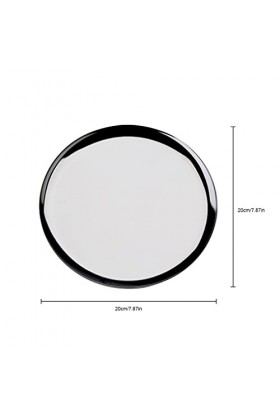 rongweiwang Bijoux Plaque Daffichage Métal Placage Montre Cosmétiques Plateau Décoration Snack Fruits Dessert Plat Maquillag