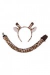Harilla Oreilles de queue de girafe bandeau accessoires de cosplay oreilles danimaux à la main casque bandes de cheveux en p
