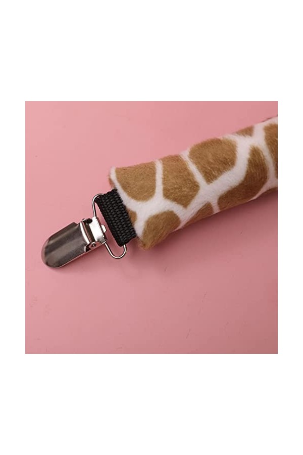 Perfeclan Belle girafe queue oreilles ensemble bandeau Cosplay accessoires en peluche fait à la main doux bandes de cheveux p