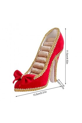 vreplrse Chaussures à talons hauts porte-bijoux support à la mode boucles doreilles délicates support polyvalent organisateu