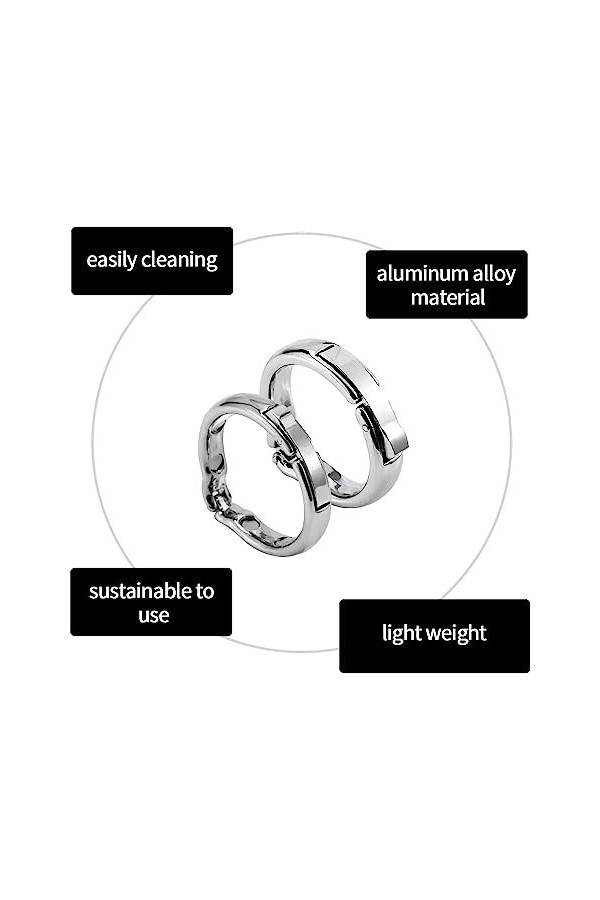 CZZSiug Manchon métallique Ajustable pour Hommes 29-32 mm 