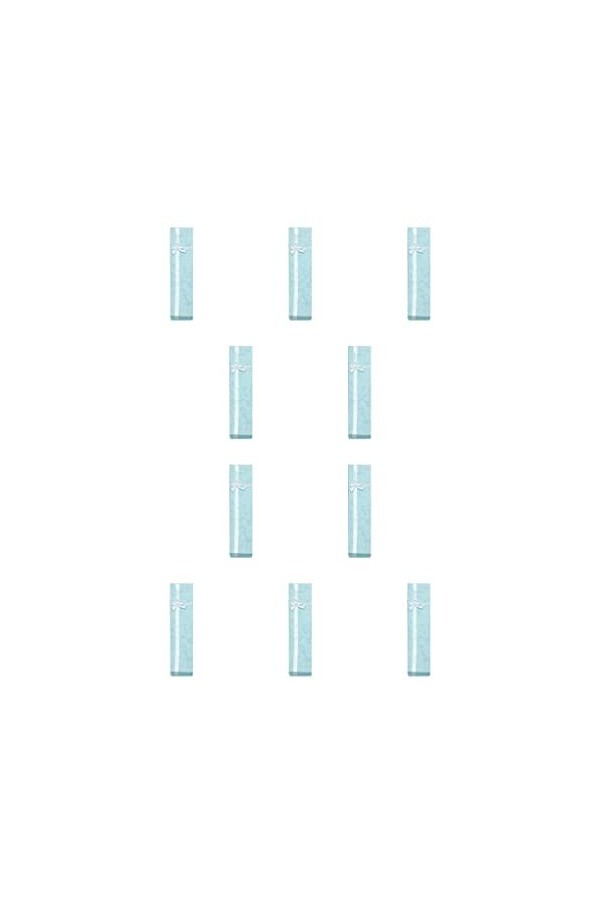 YIUPEDRFG 10 Ensemble de Boîte-cadeau de bijoux Boîte demballage rectangulaire Organisateur daffichage décoratif anti-pouss