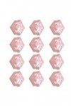 FIOERDTUIE 12Pcs Bowknot Box Gift Boucles doreilles Anneau de stockage Emballage Petit pendentif, Rose