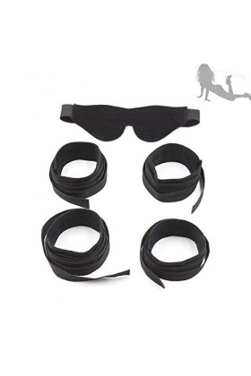 Marilia Les Poignets de Jouets de nouveauté en Nylon réglables sont des Jouets romantiques Doux et stimulants 3 pièces 