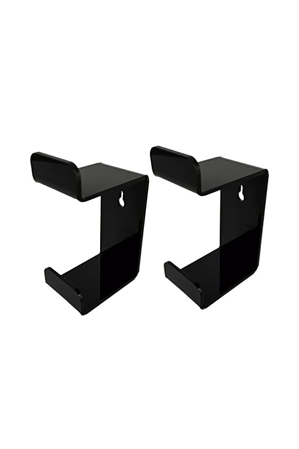 rongweiwang 2 pièces Support de Casque PS3 PS5 Casque Acrylique Montage Mural contrôleur Cintre Structure Stable polyvalence,