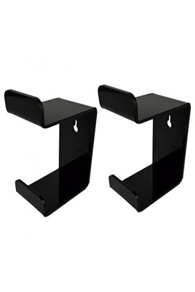 rongweiwang 2 pièces Support de Casque PS3 PS5 Casque Acrylique Montage Mural contrôleur Cintre Structure Stable polyvalence,