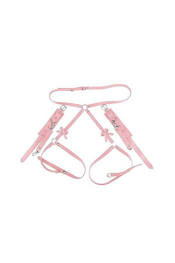 Ceinture de liaison pour femmes, Lingerie, jarretelles, Cage, accessoire de cuisse, Sexy, ensemble de pantalons de Bondage po