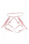 Ceinture de liaison pour femmes, Lingerie, jarretelles, Cage, accessoire de cuisse, Sexy, ensemble de pantalons de Bondage po