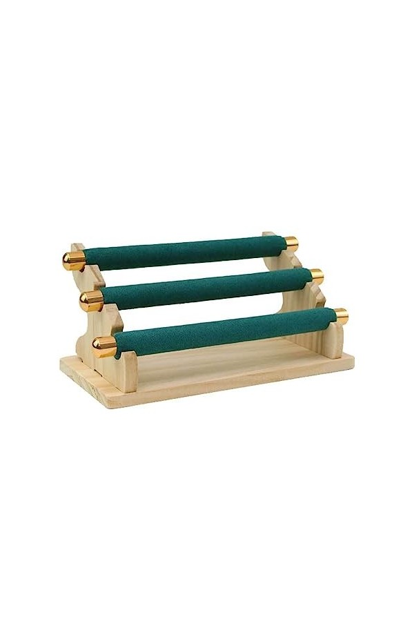 Ailan Présentoir de bijoux à 3 niveaux support de stockage danneau détachable Support dorganisateur de Bracelet pour la com