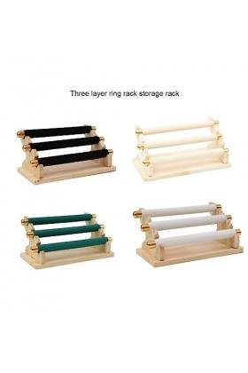 Ailan Présentoir de bijoux à 3 niveaux support de stockage danneau détachable Support dorganisateur de Bracelet pour la com