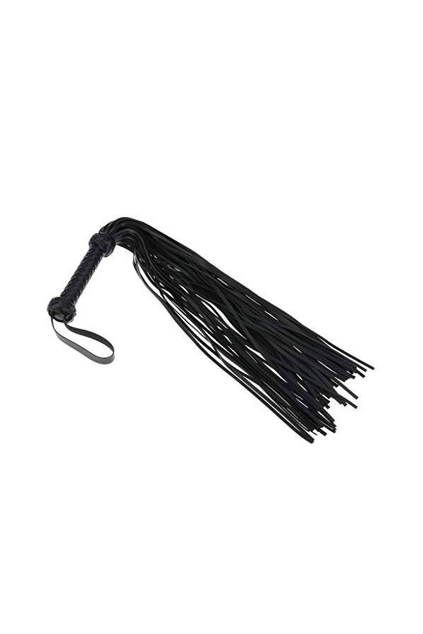 oshhni Cuir PU Noir 29"fouet Règle Fouet Jeu de Rôle Fouet Fouet