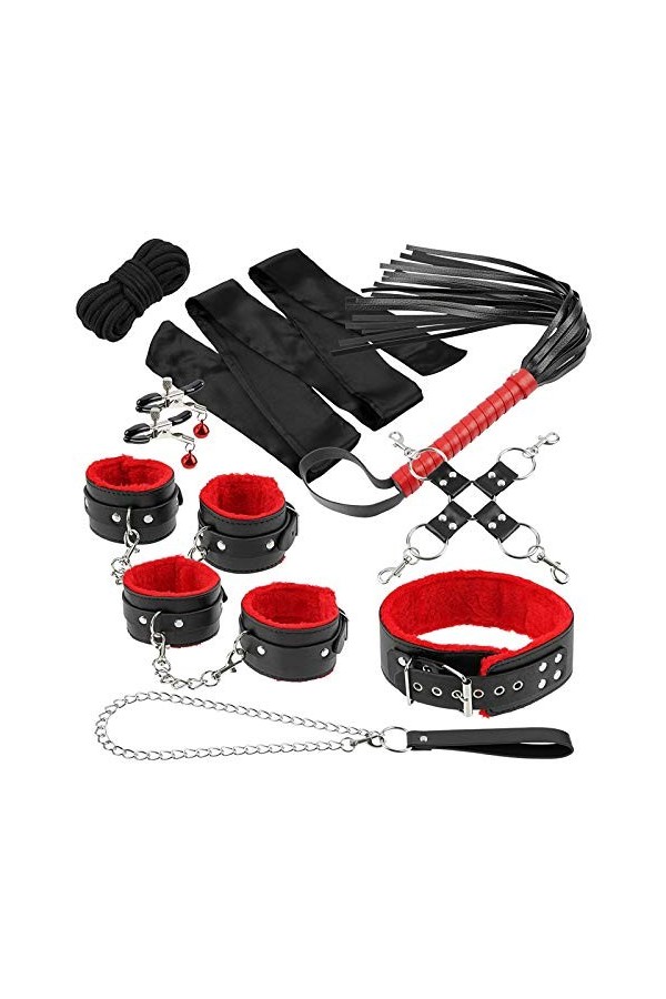 Unknow Collier De Bondage avec Chaîne De Traction Whip Flirt Toy