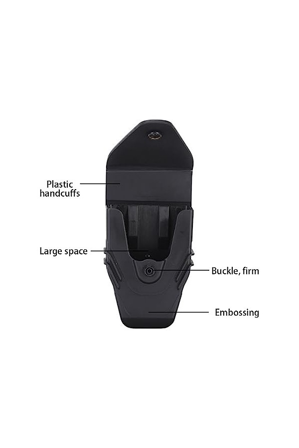 Étui à Menotte Tactique, Porte Menottes Snap Handcuff Portable Etui Menotte avec Boucle Ceinture pour Ceintures Service