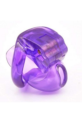 Purple Resin Restraint Cage Mens Fencing Protection Cage 4 Sizes ❀226