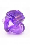 Purple Resin Restraint Cage Mens Fencing Protection Cage 4 Sizes ❀226