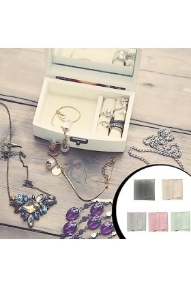 eexuujkl 20 pièces collier sac de rangement Portable pliant pendentif tour de cou organisateur mode bijoux sacs pour chambre 