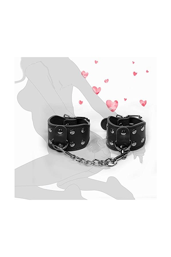 Bracelets en cuir pour couple, accessoires de scène, jouets, etc.