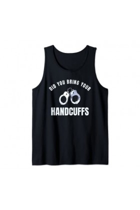 Submissive Handcuffs Police Cop Girl Sex Play Débardeur