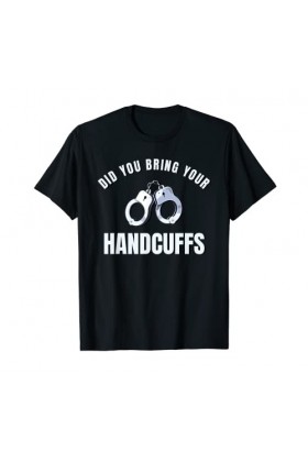 Submissive Handcuffs Police Cop Girl Sex Play T-Shirt