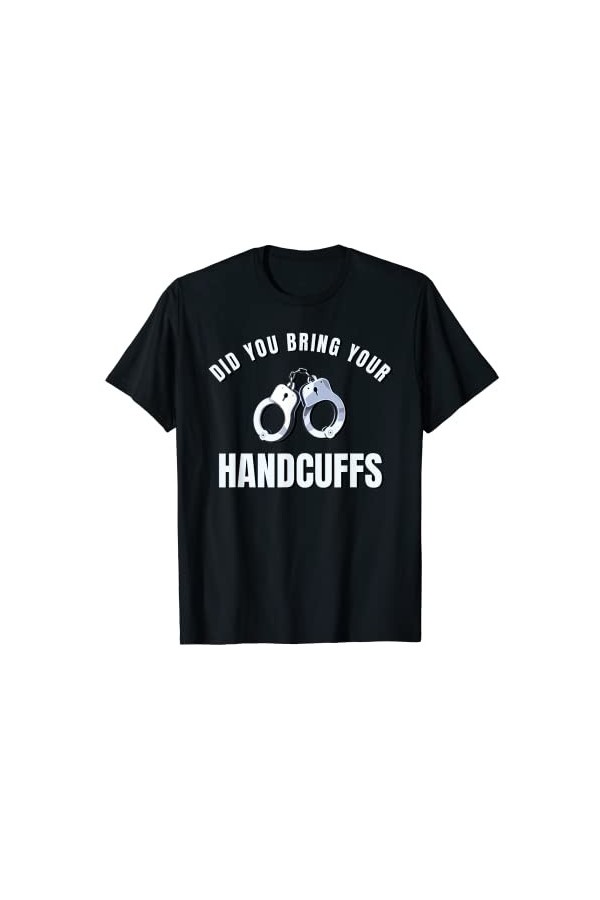 Submissive Handcuffs Police Cop Girl Sex Play T-Shirt