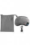 Keenso Bandeau pour Les Yeux Bluetooth, Casque de Musique sans Fil Lavable pour Les Yeux endormis Gris Autres Fournitures de