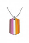 Pride.Direct® Collier pendentif orientation sexuelle | jour de chien | Fierté | LGBT | Chaîne LGBT | Accessoires LGBT | Produ