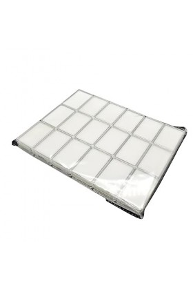 SUIOPPYUW 18 pièces boîte de présentation de bijoux Portable étui de rangement en cristal poche emballage réutilisable collie