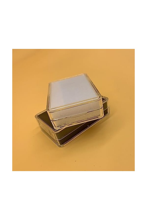 SUIOPPYUW 18 pièces boîte de présentation de bijoux Portable étui de rangement en cristal poche emballage réutilisable collie