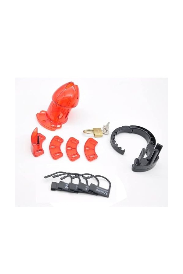 MYNML Dispositif Rouge de Boucle de Cage réglable pour la Protection de la Boxe des Hommes ❀695