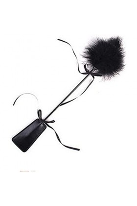 CWT Whip Adulte Jouets en Cuir PU Bouchon De Plume Tempo Ideal