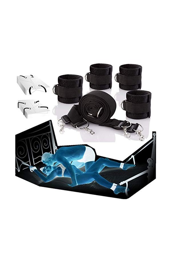 YIXIY 3~5 jöur recëv Ajustable Corps Nylon Rope Kit strâ`tégīê Ensemble de Sangles Vêtement Mains et Jambes Main réglables 