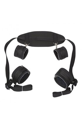 Confortable Sports Accessoires Menottes Vêtements Couples Kit Yoga Set de 1 pièce noir ZZ04 sm sex adulte couple