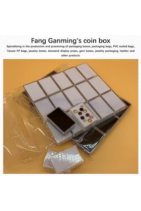 rongweiwang 18 pièces bijoux présentoir mallette de rangement acrylique réutilisable conteneur boucle doreille collier organ
