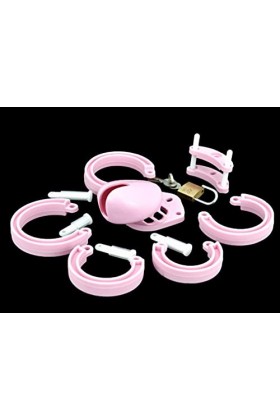 SEX-GONGZHU [5 Size Buckle] All Day Mens Short Multicolor Porte-Cage de Protection Magnifiquement conçu - A85 Rose 