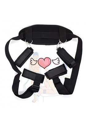Ceinture de yoga pour le corps rétractable avec coussin confortable