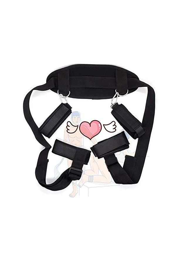 Ceinture de yoga pour le corps rétractable avec coussin confortable