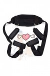 Ceinture de yoga pour le corps rétractable avec coussin confortable