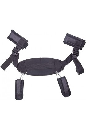 Ceinture de yoga pour le corps rétractable avec coussin confortable