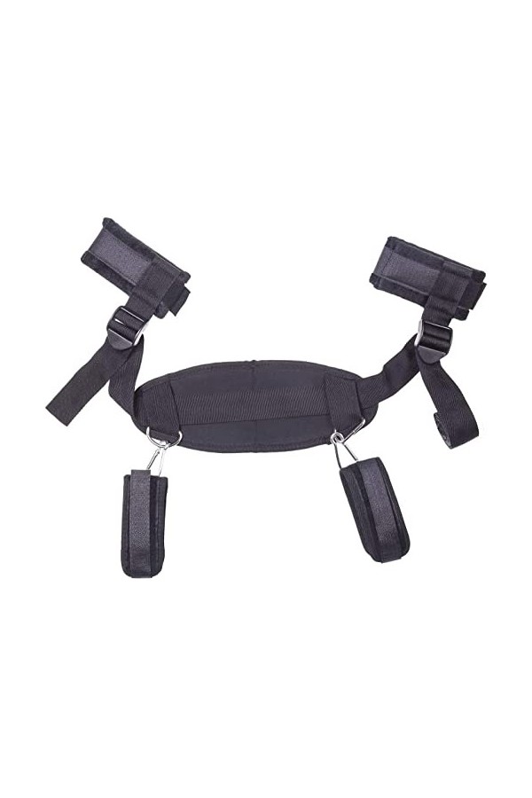 Ceinture de yoga pour le corps rétractable avec coussin confortable