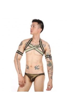 RCBHSD Bandage de Poitrine Harnais Homme