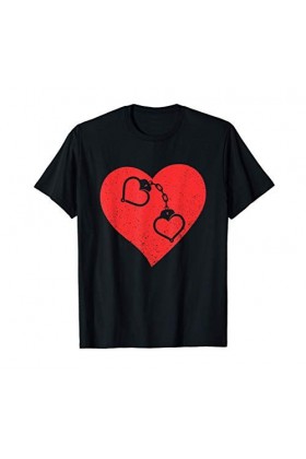 Jaime les menottes Heart Bondage Rope Play T-Shirt