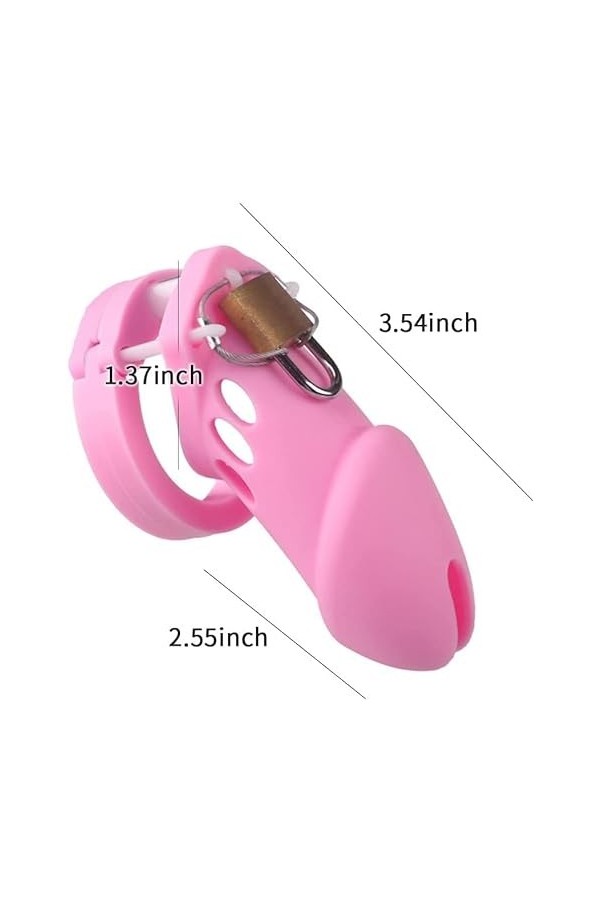 Long/Court Rose, Orthèse de gymnastique pour hommes, une orthèse de rétention fixe légère et portable pour un port à long ter