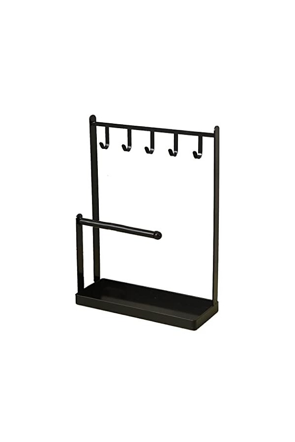 WUUISDNX Bijoux en métal présentoir boucles doreilles Bracelets support pendentif clés suspendus organisateur multifonction 