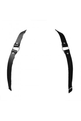 HSQSMWJ Ceinture de Harnais de Poitrine Gothique Punk pour Hommes Cosplay Costumes Clubwear Color:Black,Size:One Size 