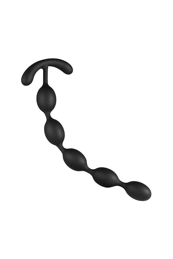 Sèxtôy ???? ???? ???? Set Plúg Ànâlé Expander Beads Silicone Massage Plúgs Massager pour débutants Body MAsseur Black Set de 