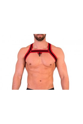 Harness JORDE Rouge/Noir - Barcode